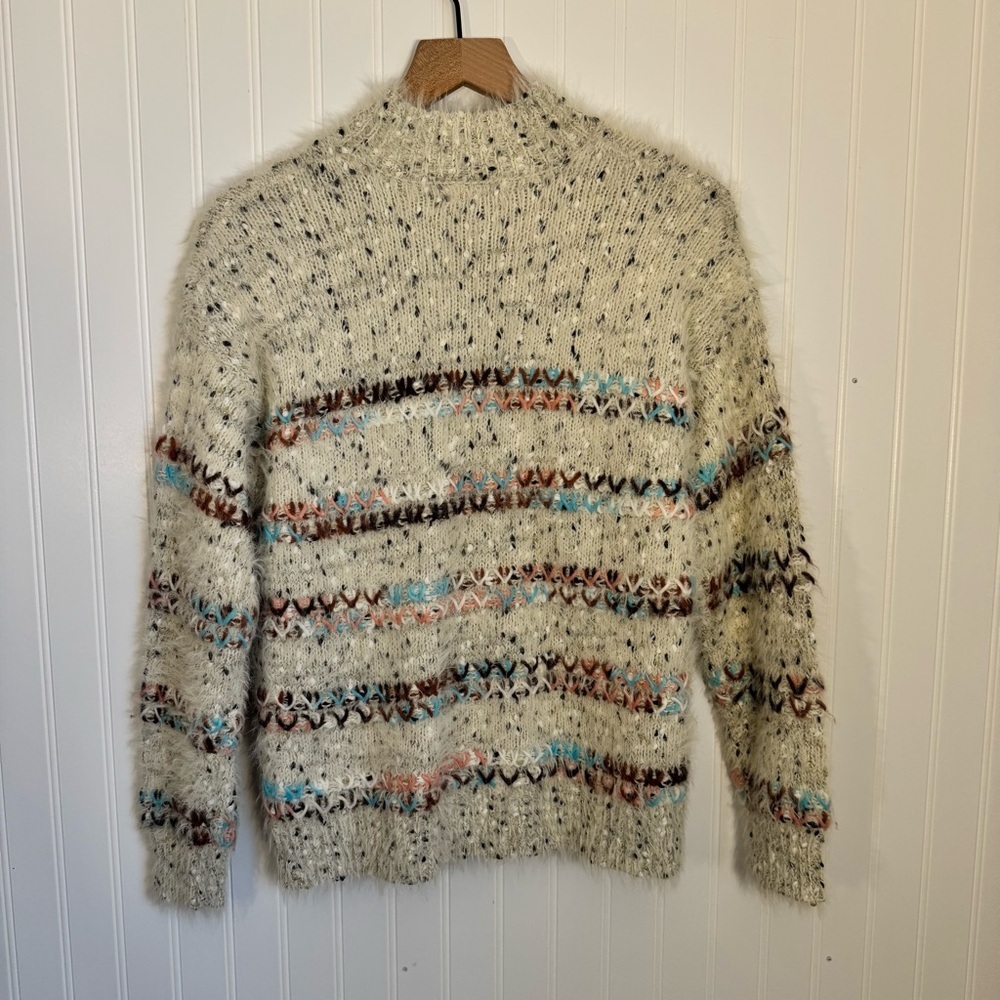 Maurice’s Women’s Multi Yarn Mock Neck Cozy Pullover Sweater Size Medium - Picture 7 of 14